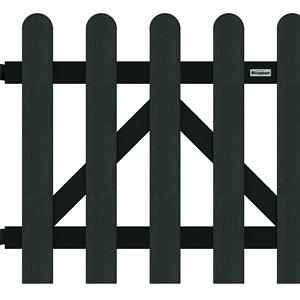 Elephant Poortje Classic Houtcomposiet FSC/GRS Alu Antraciet – Duurzaam en Stijlvol Tuinpoortje