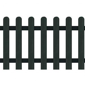 Elephant Tuinhek Classic houtcomposiet FSC/GRS met aluminium – 230 x 180 x 80 cm – Antraciet – RVS g