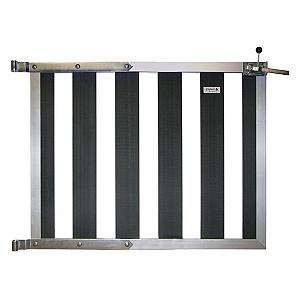 Elephant poortje Design houtcomposiet FSC/GRS antraciet/alu 100x80 cm