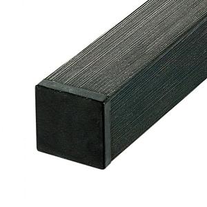 Elephant Paal Basic houtcomposiet FSC/GRS 6,8x6,8x270 cm antraciet met houten kern