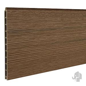 Elephant lamel Mix&Match houtcomposiet FSC – Co-extrusion Natural dark brown (2 stuks)