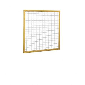 Grenen betonijzertrellis met maas 7,5 x 7,5 cm, in raamwerk 4,4 x 6,8 cm, 180 x 180 cm, groen geïmpr