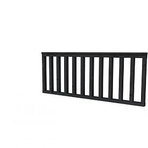 Hekwerk recht douglas type A, 178,5 x 73 cm, zwart geïmpregneerd.