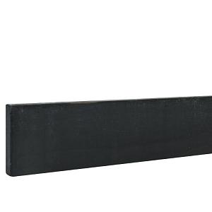 Betonplaat glad 24 x 3,5 x 180 cm, antraciet ongecoat.