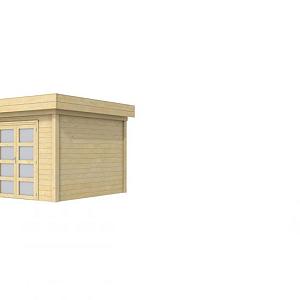 Vuren Topvision Bosuil Tuinhuis 300 x 300 cm – Onbehandeld