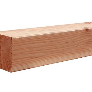 Douglas geschaafde paal Duplo verlijmd 14 x 14 x 400 cm – Onbehandeld