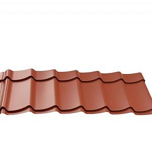 Dakpanplaten t.b.v. Douglasvision kapschuur Comfort 500 x 320 cm, (19 M2), terracotta.