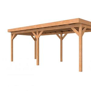 Douglasvision buitenverblijf Comfort 600 x 270 cm, kleurloos geïmpregneerd.