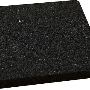 Rubber tegel 10 x 10 x 1 cm t.b.v. terrasmontagesysteem, 10 stuks.