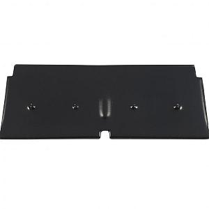 Aluminium Verbindingsstuk t.b.v. daktrim 1058506, zwart RAL 9005.