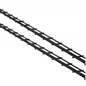 DHZ zwart shutter framewerk, 2 stuks 165 cm t.b.v. 14 planken.