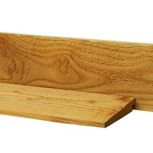 Douglas Zweeds rabat 1 zijde geschaafd, 1 zijde fijnbezaagd 1,1-2,7 x 19,5 x 300 cm, groen geïmpregn