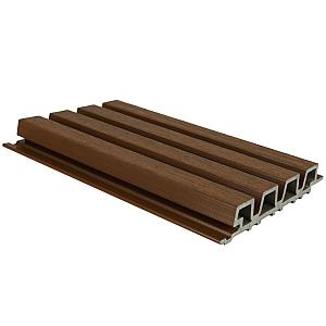 NewTechWood HKC co-extrusie Castellation PRO35 gevelbekleding, 3,3 x 21,5 x 390 cm, Ipe.