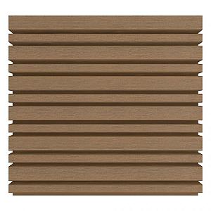 NewTechWood HKC co-extrusie wand bekleding castellation 4325 profiel, 2,5 x 19,6 x 290 cm, Teak.