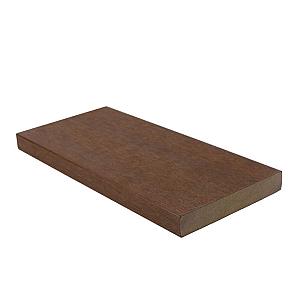 NewTechWood Composiet Co-Extrusie Kantplank – Houtstructuur, 2,3 x 13,8 x 300 cm, Ipé