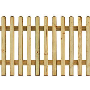 Excellent hek, 180 x 80 cm, groen geïmpregneerd.