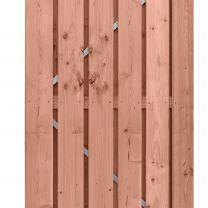 Douglas Fijnbezaagde Plankendeur op Verstelbaar Stalen Frame – 15 mm, 100 x 195 cm, Onbehandeld