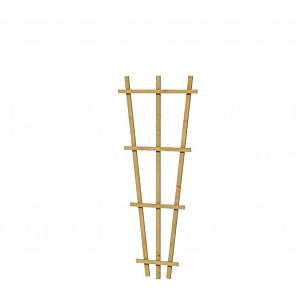 Grenen V-trellis 30-65 x 150 cm, groen geïmpregneerd.
