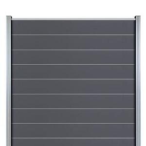 Elephant schutting Modular Evo houtcomposiet FSC 180x200 cm – Rock Grey