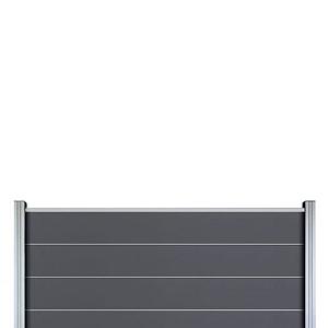 Elephant Schutting Modular Evo Houtcomposiet FSC – Rock Grey 180x97 cm