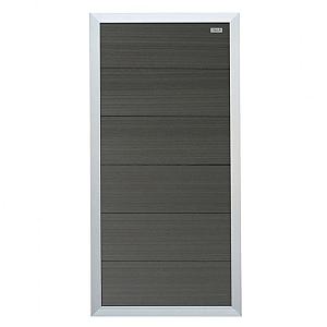 Elephant schutting Forte houtcomposiet FSC/GRS – 4x90x180 cm halfbreed antraciet met aluminium kader