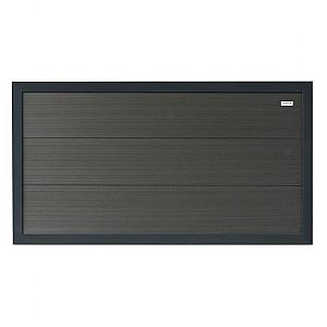 Elephant schutting Forte houtcomposiet FSC/GRS halfhoog antraciet 4x180x93 cm