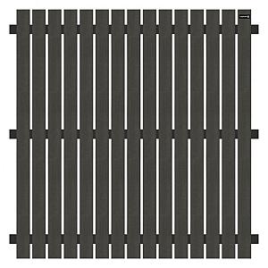 Elephant schutting Dark Line houtcomposiet FSC met aluminium – 3,1 x 180 x 180 cm – verticaal 15L – 