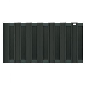 Elephant Schutting Design houtcomposiet halfhoog antraciet – duurzaam en modern