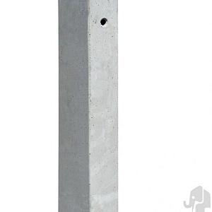 Elephant hoekpaal diamantkop beton grijs 8,5x8,5x280 cm – De perfecte basis voor een strakke rechte