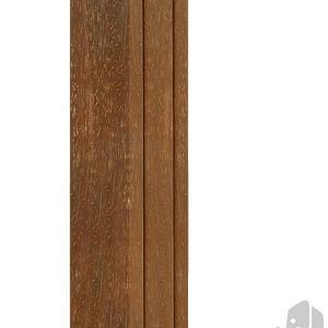 Elephant geschaafde paal Azobé FSC hardhout 6x6x120 cm – duurzaam, sterk en perfect afgewerkt