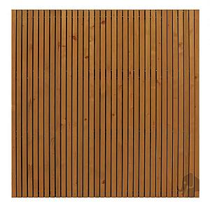 Elephant Schutting Stripes Black – Bruin geïmpregneerd Vuren FSC | 4,5x179x179 cm | Smalle delen met