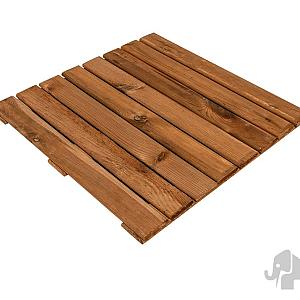 Elephant Terrastegel Bruin Verduurzaamd Grenen FSC 2,2 x 50 x 50 cm – Vlak Geschaafd