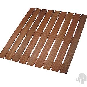 Elephant terrastegel Bangkirai hardhout 2,2 x 50 x 50 cm – fijn ribbelprofiel