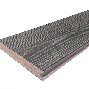 Eva-Last vlonderplank (clip) houtcomposiet FSC – Apex Driftwood Grey – 2,4 × 19 × 300 cm