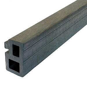 Elephant onderbalk / kantprofiel houtcomposiet FSC – rock grey (3x5x225 cm, 2 stuks)