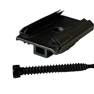 Elephant TOP Clip universeel tussenclips RVS zwart gepoedercoat  100 stuks incl schroeven + bitje tb