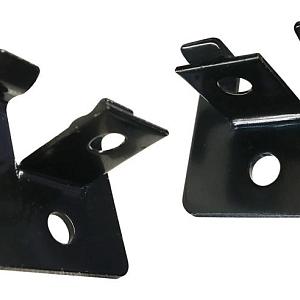 Elephant Professional terras eindclips zwart RVS  25 stuks incl. schroeven