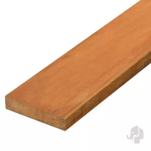 Elephant vlonderplank Kapur hardhout 2,8 x 14,5 x 275 cm – 4-zijdig vlak geschaafd