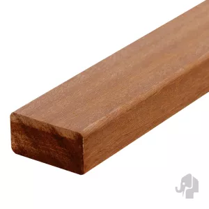 Elephant geschaafde plank Kapur hardhout 2,2 × 4,5 × 305 cm – Duurzaam en stijlvol