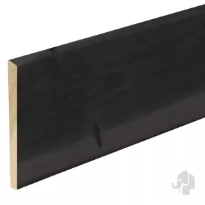 Elephant schuttingplank verduurzaamd Vuren FSC 1,6x15x360 cm – fijn bezaagd, zwart gelakt