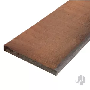 Elephant plank gezaagd Angelim Vermelho FSC hardhout 2x20x400 cm  Duurzaam, sterk en ideaal voor wat