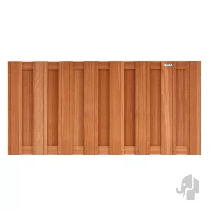 Elephant halfhoge schutting Keruing hardhout – duurzaam, stijlvol en onderhoudsvriendelijk