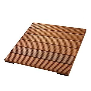 <p>Houten tegels, hardhouten tegels en composiet WPC tegels zijn populaire keuzes voor een stijlvol en onderhoudsvriendelijk terras of balkon.​</p>

<p>Houten tegels</p>

<p>Houten tegels zorgen voor een warme, natuurlijke uitstraling en zijn ideaal voor terrassen, balkons en tuinpaden. Vooral zachthout is aantrekkelijk geprijsd en eenvoudig zelf te leggen, waardoor je snel een sfeervolle buitenvloer cre&euml;ert.​</p>

<p>Hardhouten tegels</p>

<p>Hardhouten tegels zijn extra duurzaam en slijtvast, gemaakt van sterke houtsoorten die goed bestand zijn tegen vocht en intensief gebruik. Ze geven je terras een luxe uitstraling en gaan bij goed onderhoud vele jaren mee.​</p>

<p>Composiet WPC tegels</p>

<p>Composiet WPC tegels combineren de look van hout met het gemak van kunststof en zijn vrijwel onderhoudsarm. Ze zijn vormvast, splintervrij en kleurvast, waardoor ze ideaal zijn voor een modern, onderhoudsarm terras of balkon.</p>
