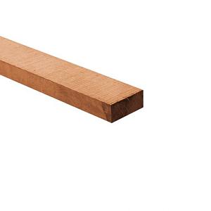 Azobe 050/100 Premium Quality, balk hit en mis geschaafd; 5x10x350 cm