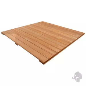 Elephant terrastegel Bangkirai hardhout 3x100x100 cm – vlak geschaafd