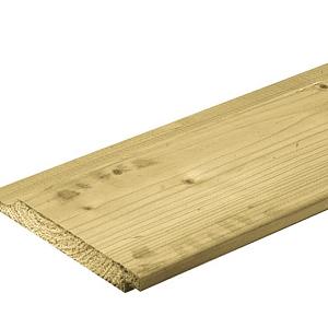 Groen Vuren FSC Rabat Enkel 1,9x13,5x300 cm – Duurzaam en veelzijdig tuinhout