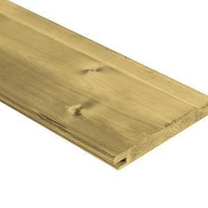 Groen Vuren FSC Rabat Overhangend 1,8x13,1x480 cm – Duurzaam, sterk en ideaal voor bui