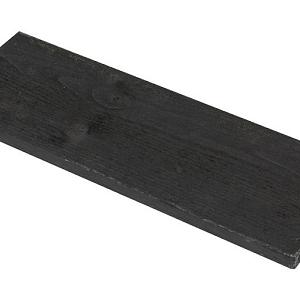 Plank Zwart Vuren Ruw 21×19,5×400 cm – Duurzaam, stijlvol en veelzijdig
