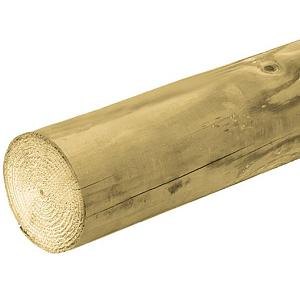 Gefreesde Grenen Paal Kop PEFC 10x300 cm – Duurzaam, sterk en stijlvol voor elke tuinaanleg