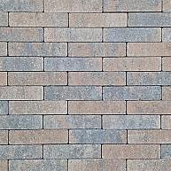 Waalformaat XL steen 25x5x7 cm tricolore– strak, duurzaam en tijdloos